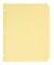 Avery Plain Tab Write & Erase Dividers, 5 Tabs, Buff, 36 Sets (11501)